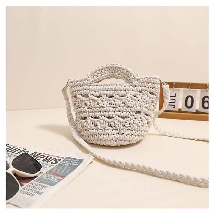 Playful macrame handbag with textured surface Kalsten