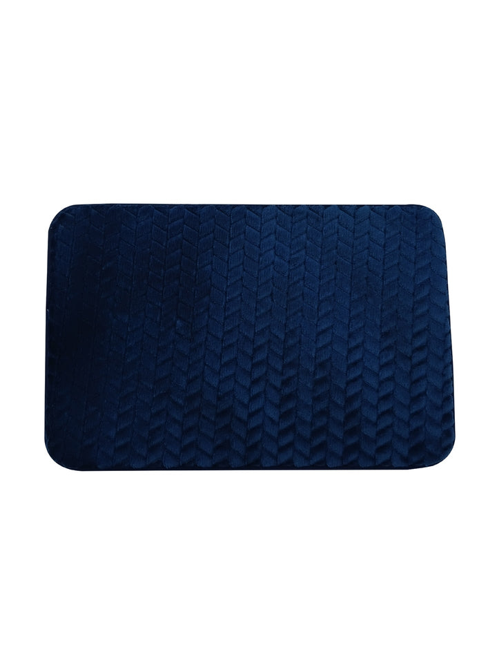 Velvet Textured Bathroom Mat Kalsten