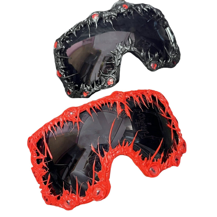 Ladies futuristic sports sunglasses with creative design Kalsten