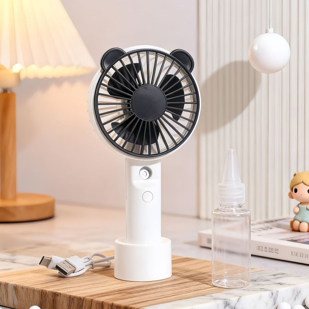 Women Portable Hand Fan with Spray Function Kalsten