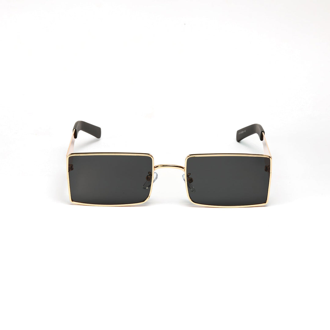 Ladies stylish rectangular sunglasses with modern metal frame Kalsten