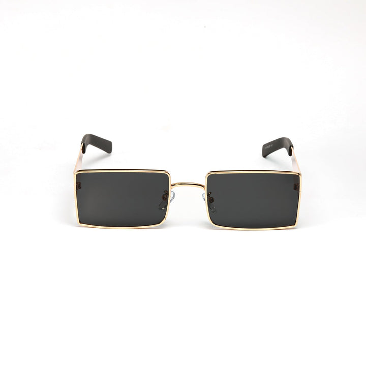 Ladies stylish rectangular sunglasses with modern metal frame Kalsten