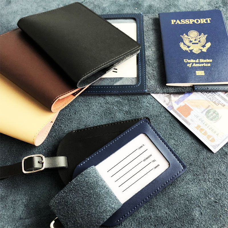 Vintage Leather Luggage Tag Kalsten