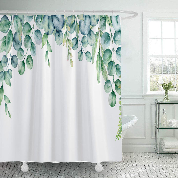 Leafy Botanical Shower Curtain Kalsten