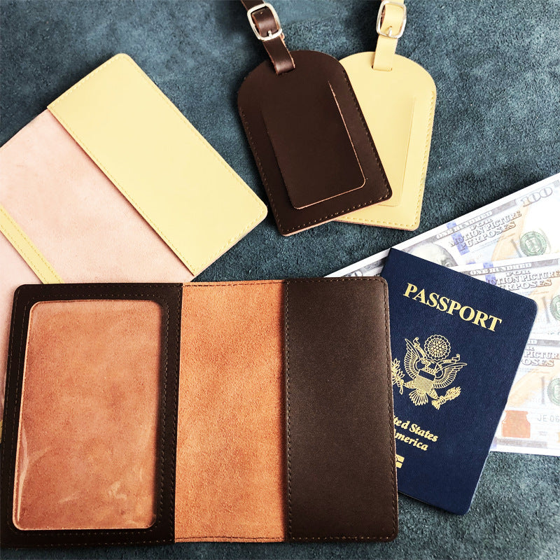 Vintage Leather Luggage Tag Kalsten
