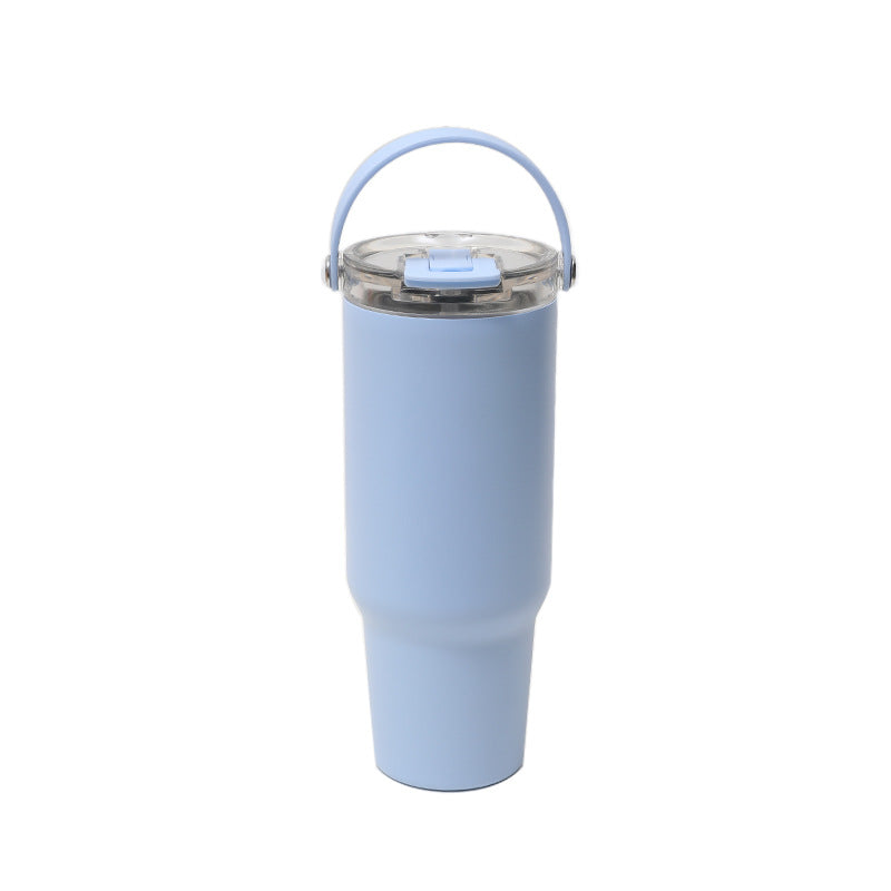 Women's insulated drinking cup with robust silicone grip and leak-proof lid Kalsten