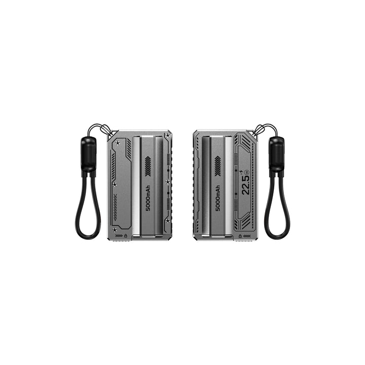 Compact power bank with LED display and fast charging function Kalsten