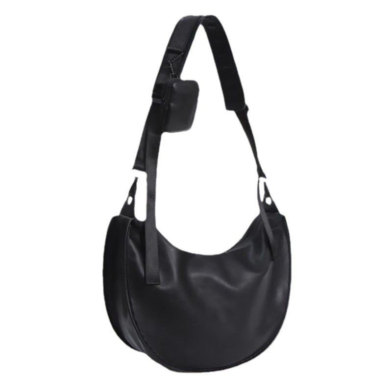 Elegant Shoulder Bag In Curved Shape Kalsten