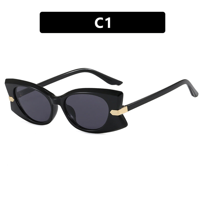 Women's Cat-Eye Sunglasses with stylish metal inserts and UV protection Kalsten