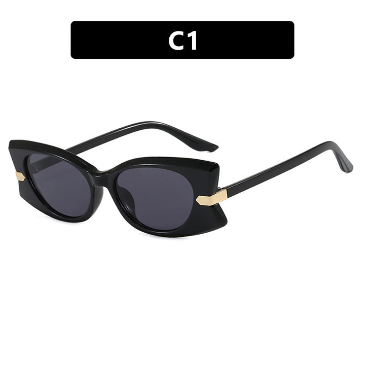 Women's Cat-Eye Sunglasses with stylish metal inserts and UV protection Kalsten