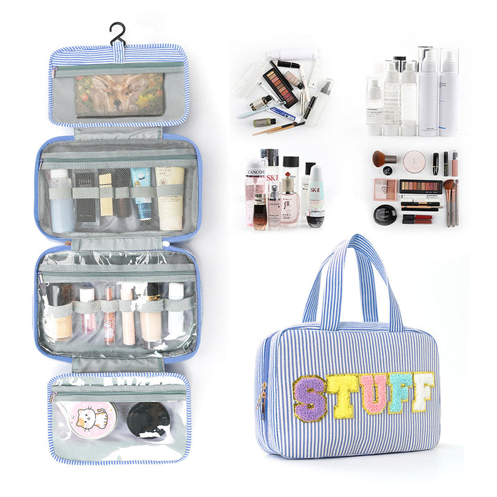 Multifunctional Cosmetic Organizer Bag with Hanging Design Kalsten