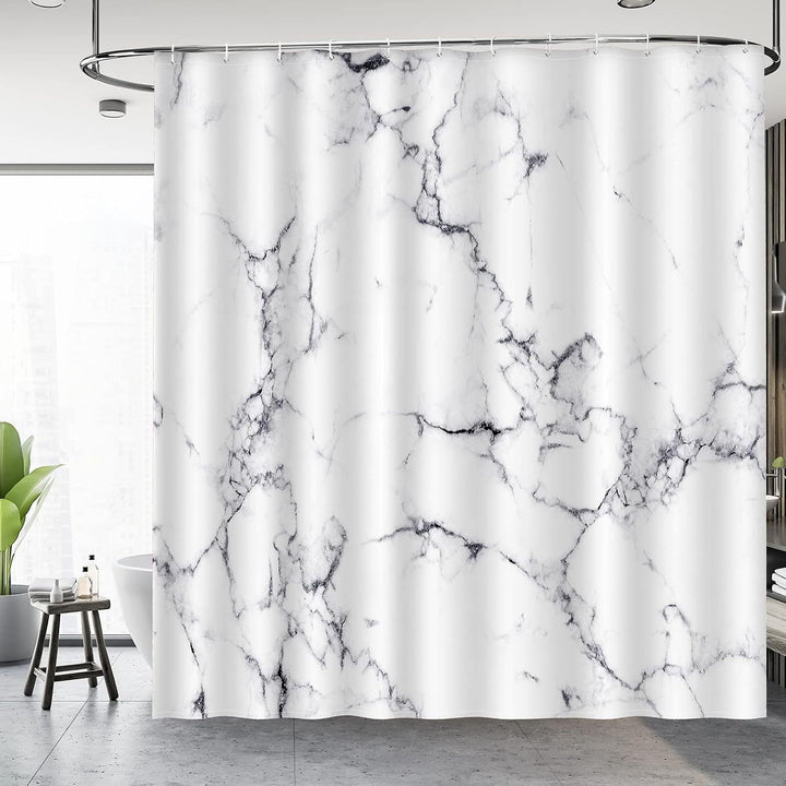 Artistic Marble Texture Shower Curtain Kalsten