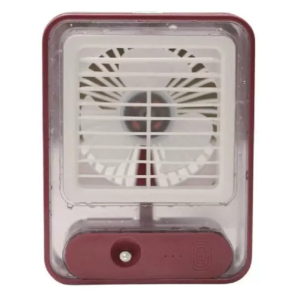 Unisex One Size Compact USB Microclimate Cooler and Whisper-Quiet Table Fan with Transparent Water Tank and Adjustable Louver Kalsten