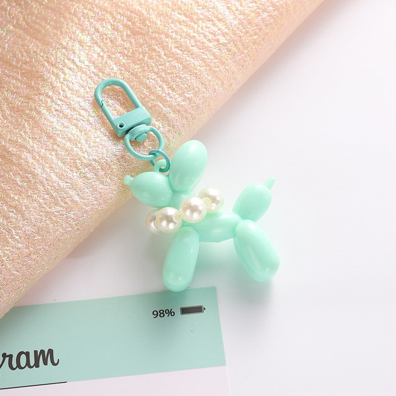 Playful keychain with balloon dog and beads Kalsten