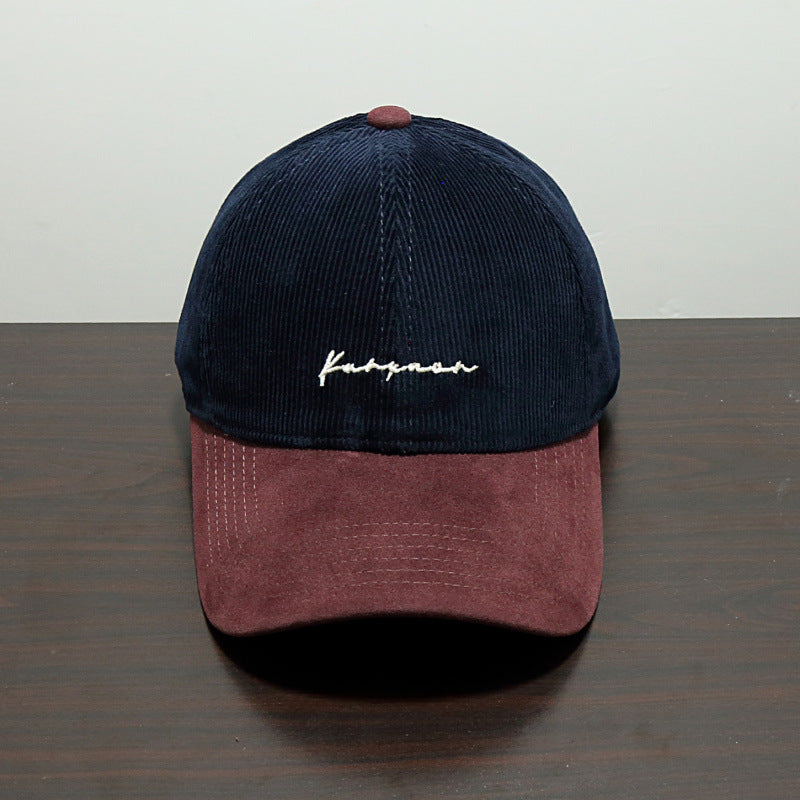 Men's Textured Corduroy Baseball Cap Kalsten