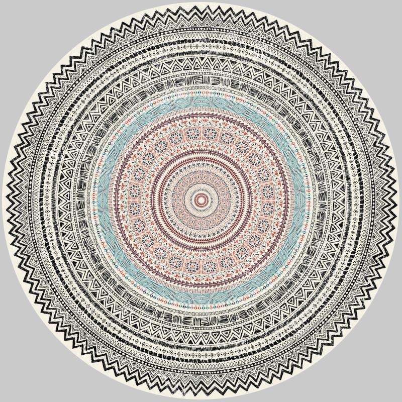 Intricate Mandala Design Area Mat Kalsten