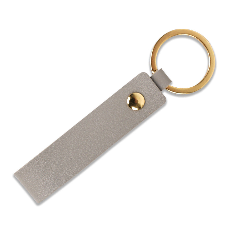 Unisex keychain made of high-quality artificial leather with practical loop Kalsten
