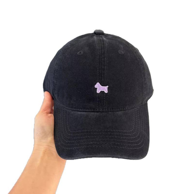 Women's Casual Embroidered Dog Cap Kalsten