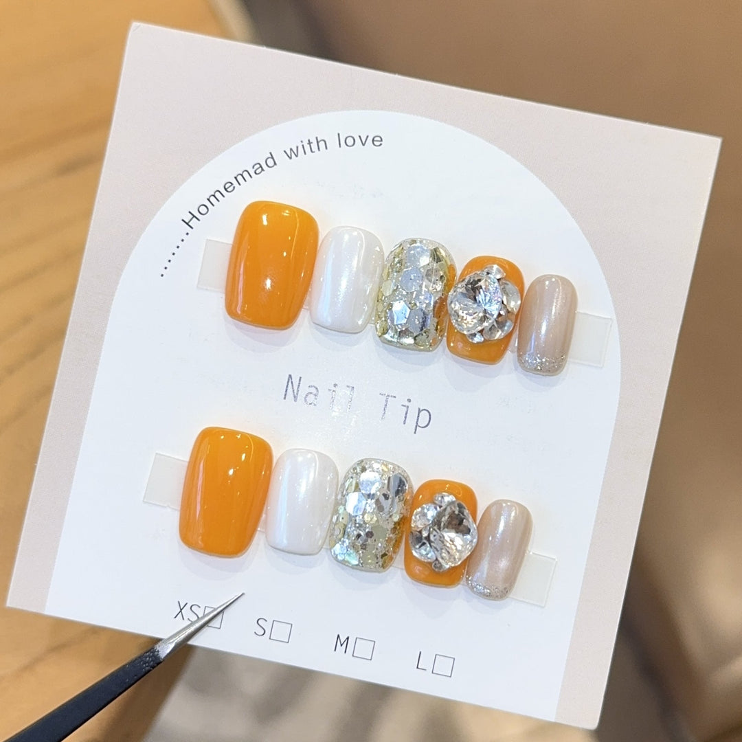 Nail Art Set with Sparkling Accents and Creative Designs Kalsten