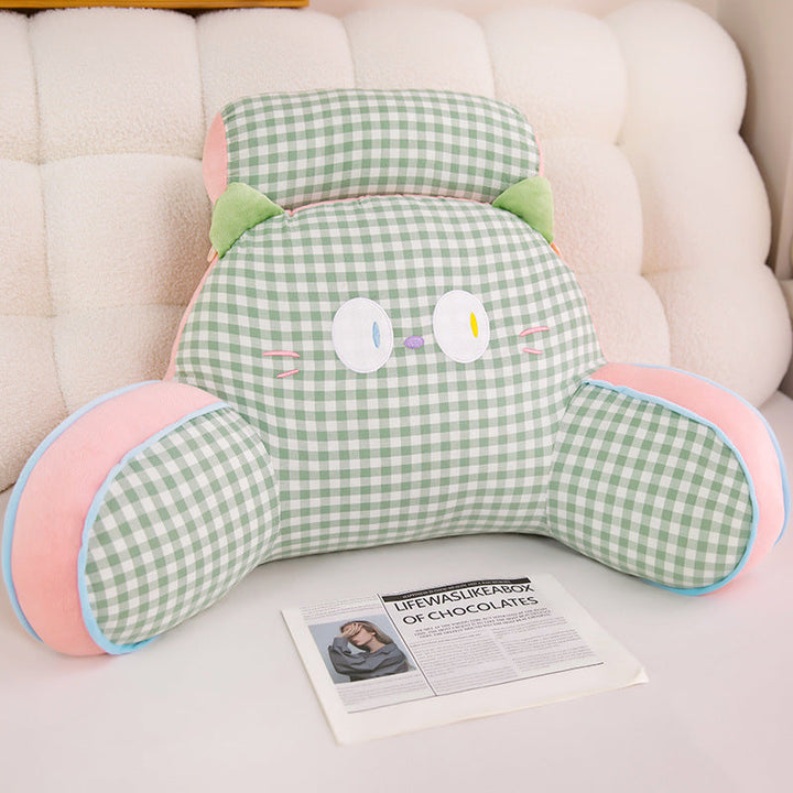Funny plush back support pillow in cat design Kalsten