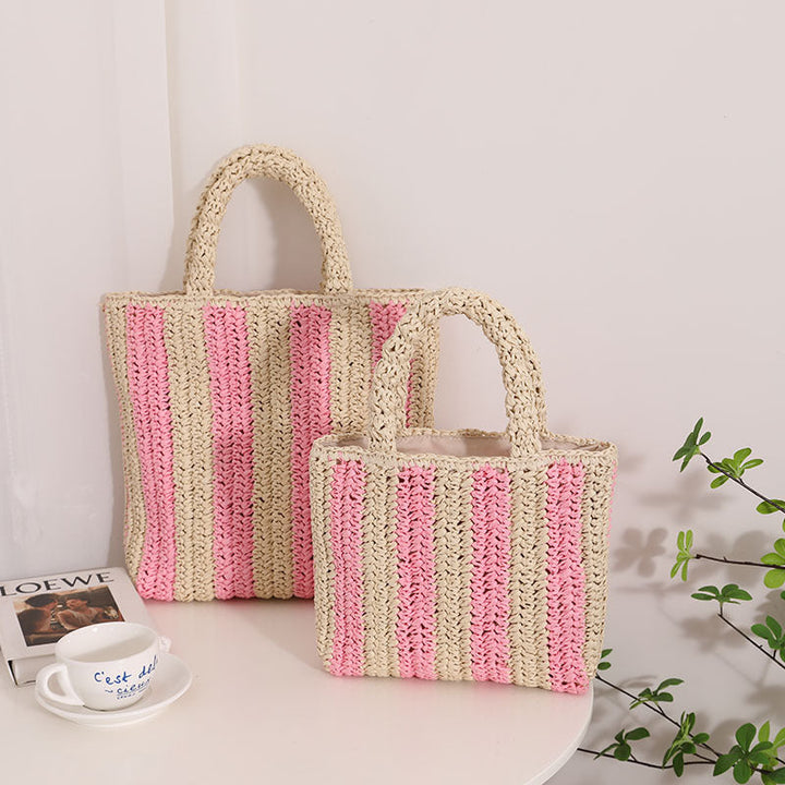 Fashionable basket bag with textured fold design Kalsten