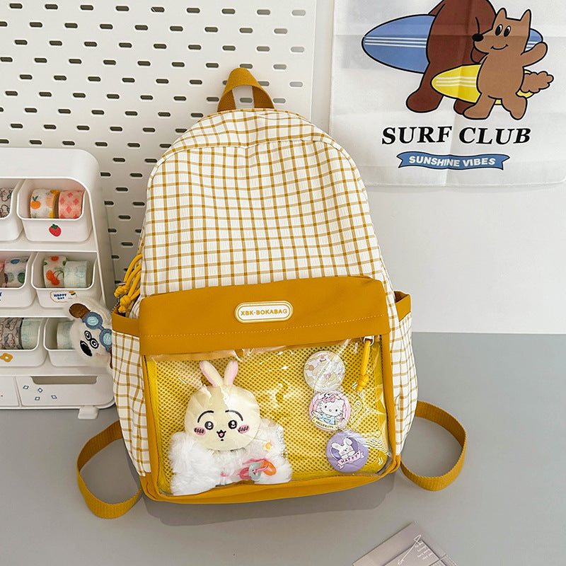 Playful Patterned School Backpack Kalsten