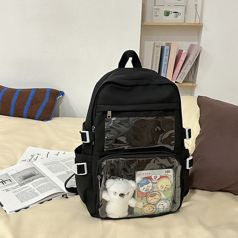 Clear Front Multi-Pocket Backpack Kalsten