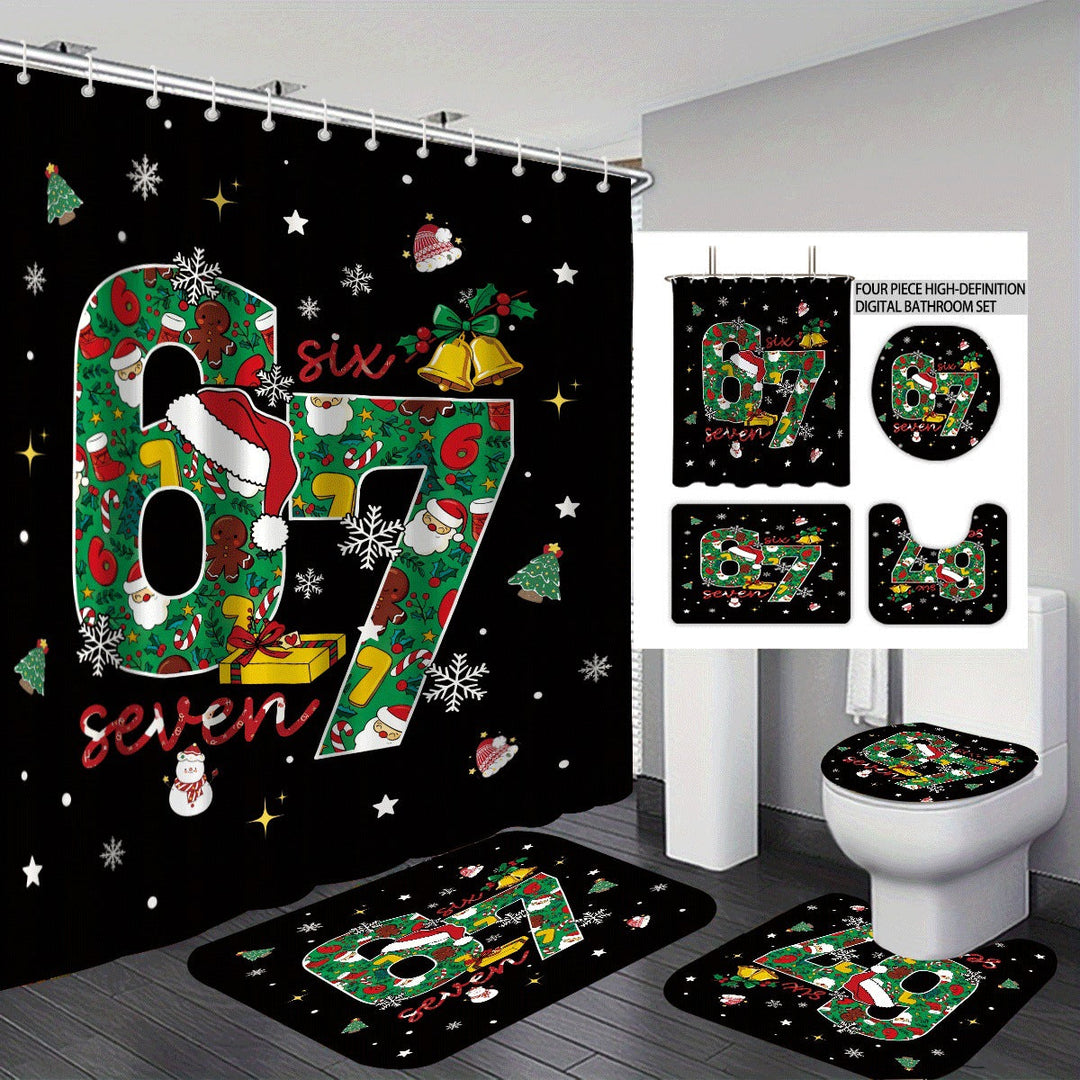 Colorful Dessert-Themed Bathroom Set Kalsten