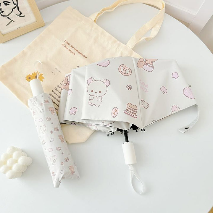 Women's foldable umbrella with playful animal motif Kalsten