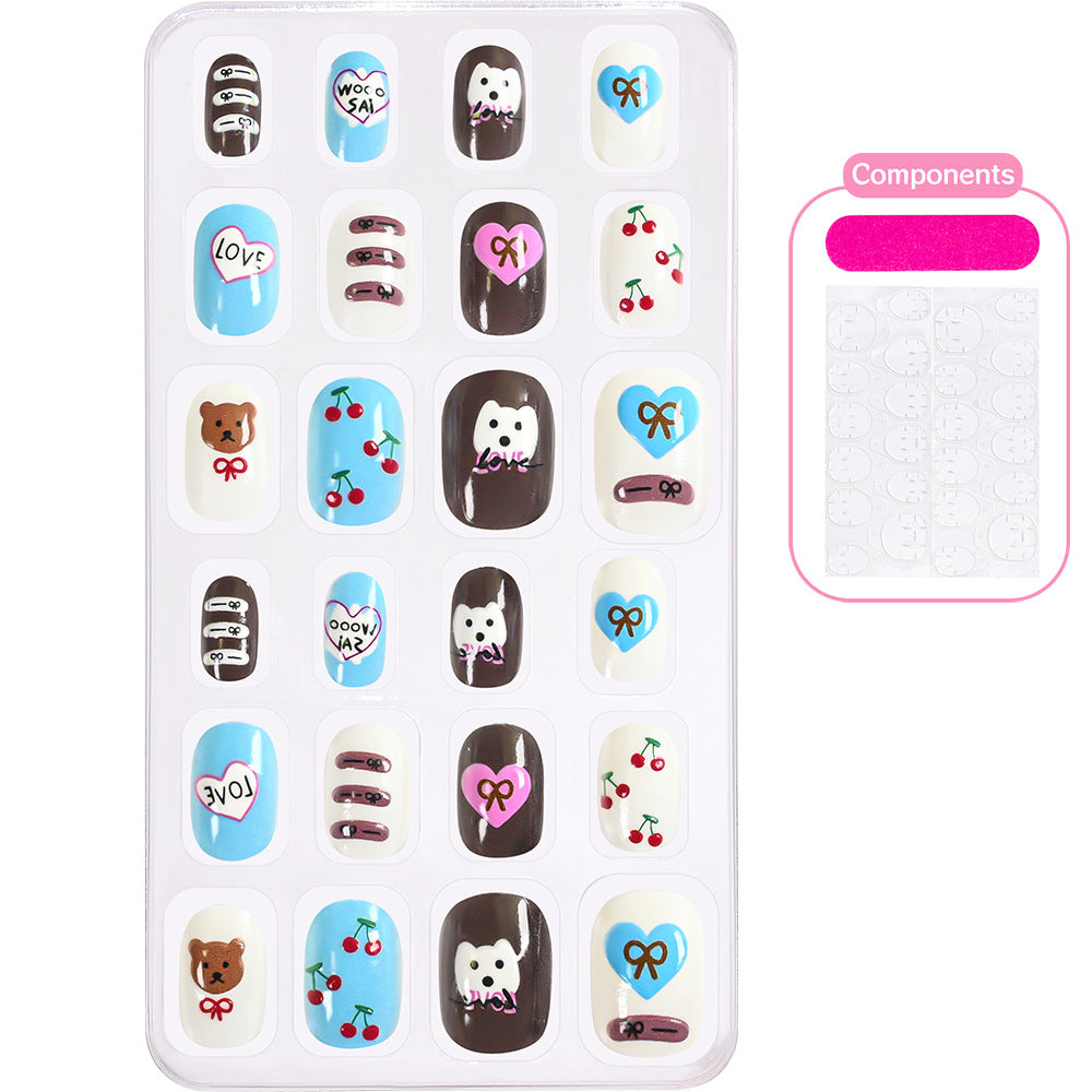 Themed Summer Beach Nail Art Press-On Nails Kalsten