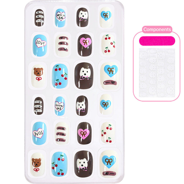 Themed Summer Beach Nail Art Press-On Nails Kalsten