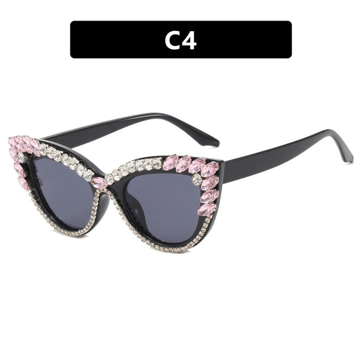 Women's extravagant Cat-Eye sunglasses with sparkling rhinestone embellishment Kalsten