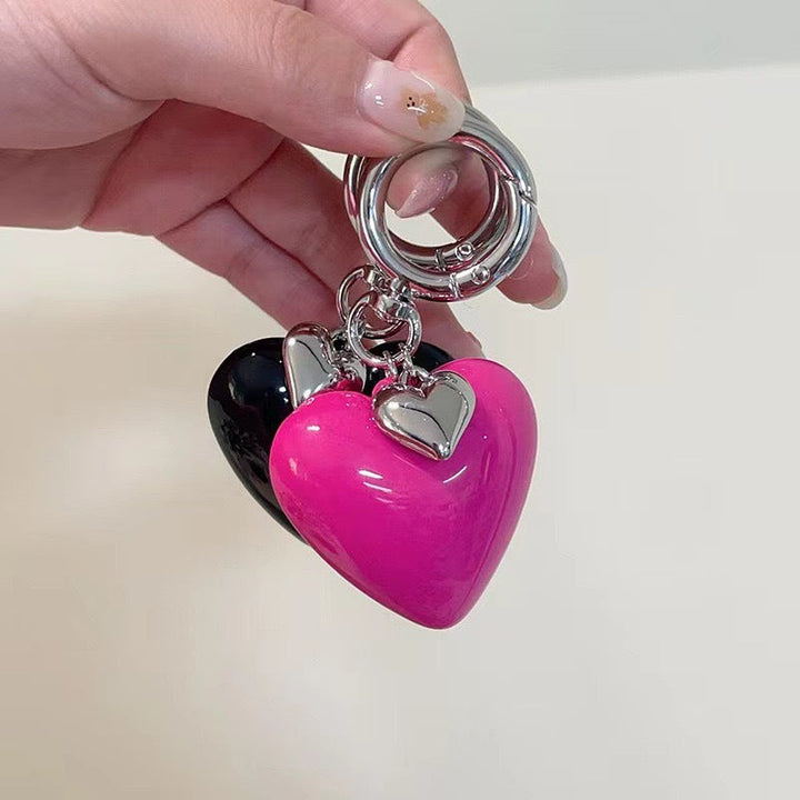 Heart-Shaped Charm Keychain Kalsten