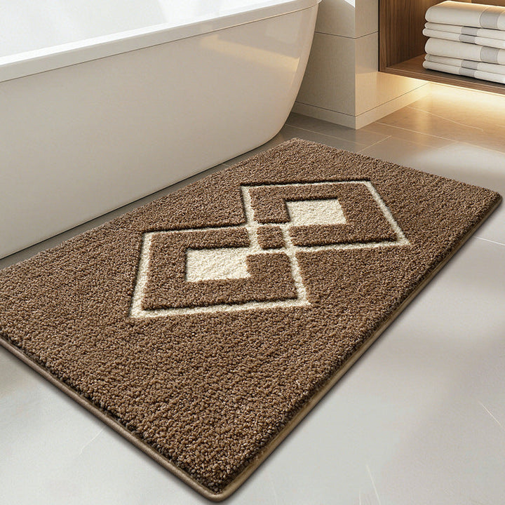 Plush Textured Bathroom Bath Mat Kalsten