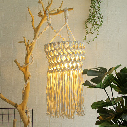 Macramé Pendant Light Fixture Acalora