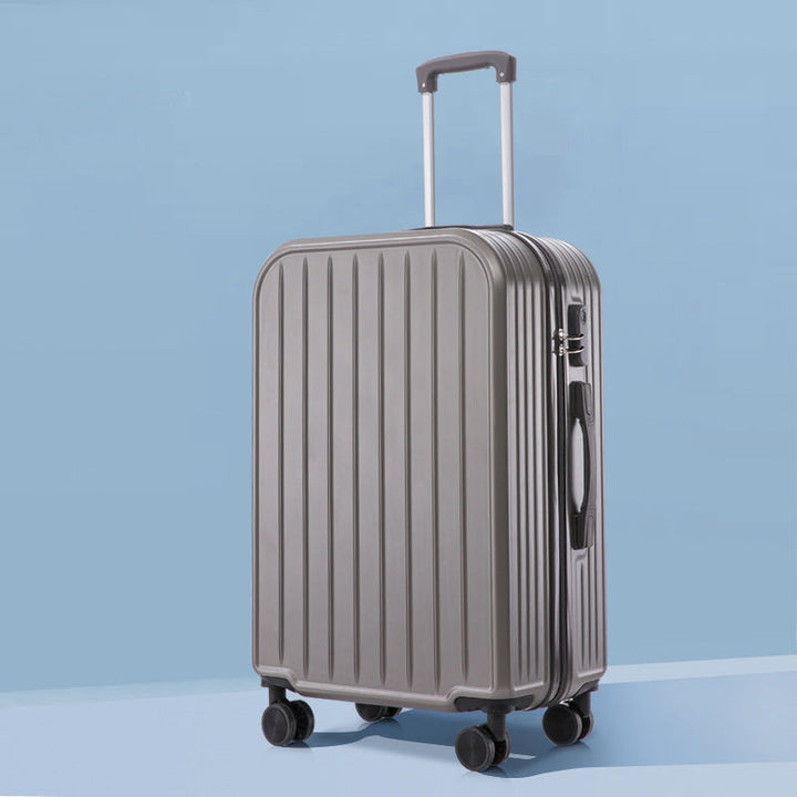 Unisex Stylish Ridged Hard-Shell Suitcase Kalsten