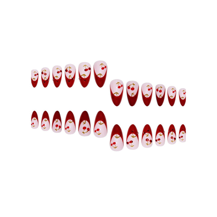 Artistic Cherry Blossom Press-On Nail Set Kalsten