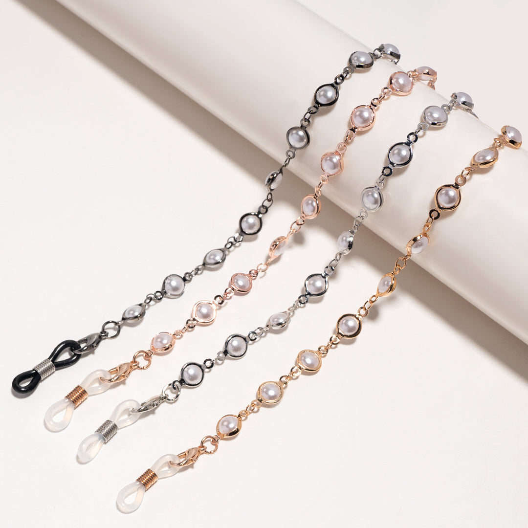 Elegant Pearl Beaded Eyewear Chain Kalsten