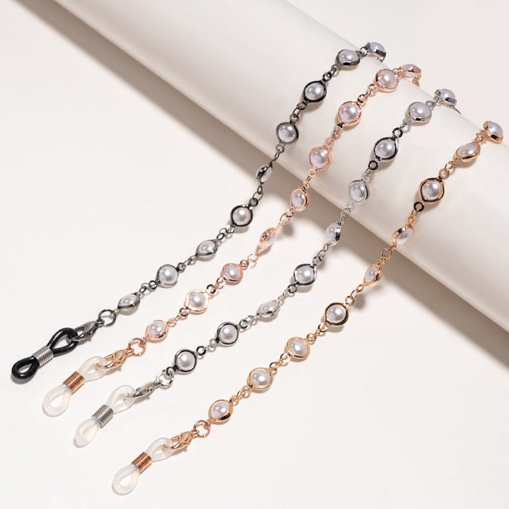 Elegant Pearl Beaded Eyewear Chain Kalsten
