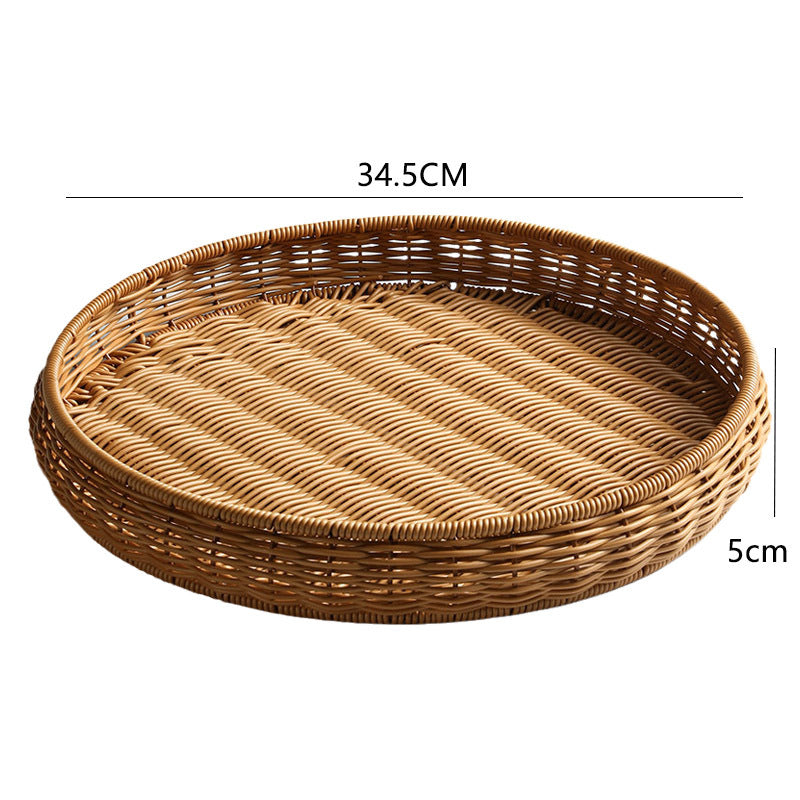 Handwoven Decorative Serving Tray Kalsten 1783754312