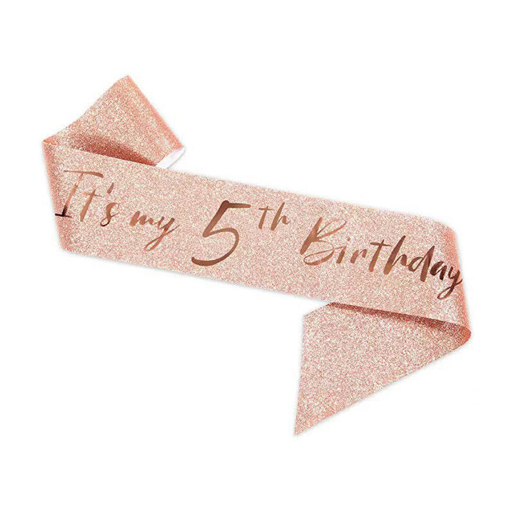 Ladies Festive 10th Birthday Decoration Ribbon Kalsten