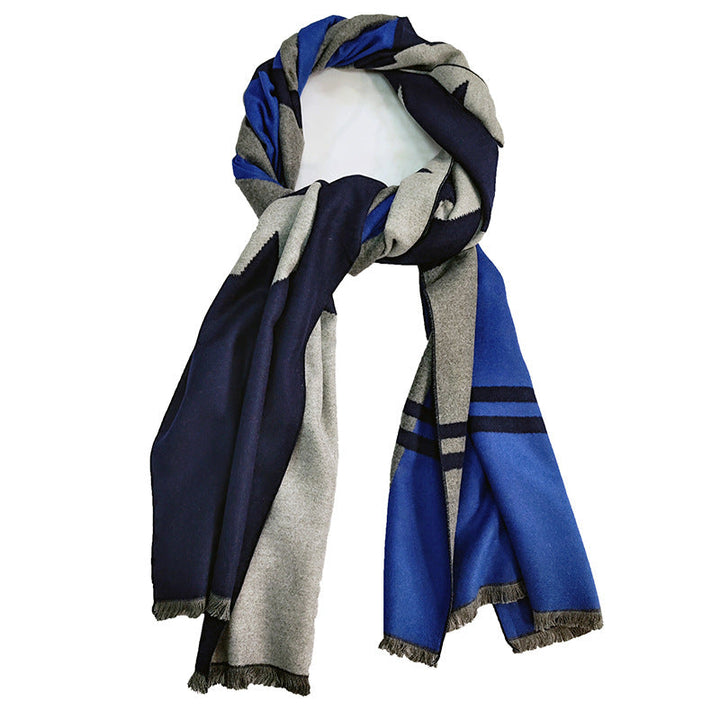 Women's Elegant and Warm Scarf with Modern Check Pattern Kalsten