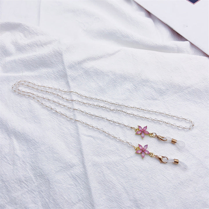 Floral Decorative Eyewear Chain Kalsten