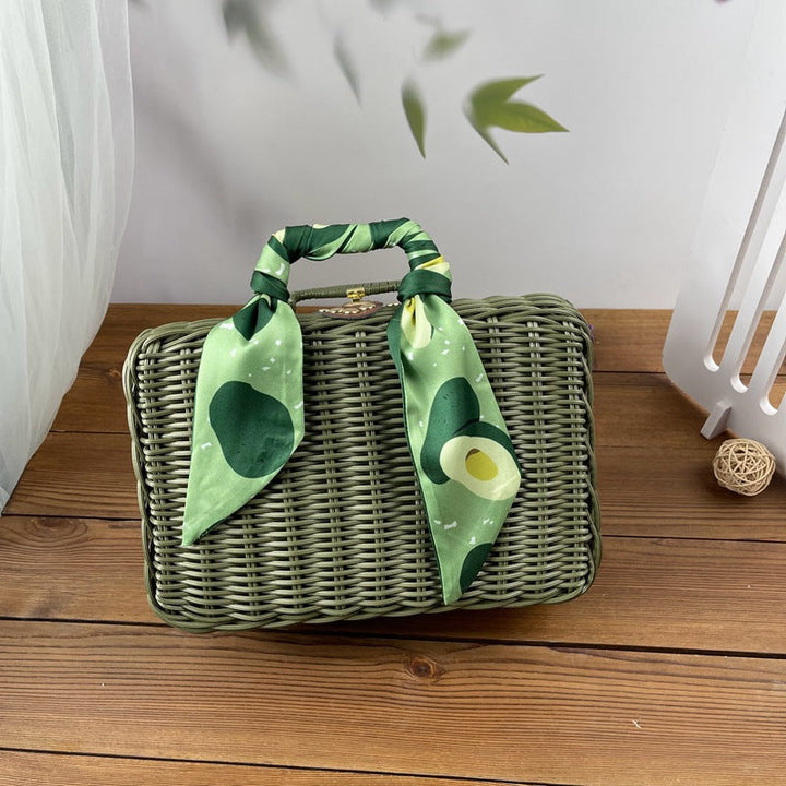 Ladies Rattan Handbag Kalsten