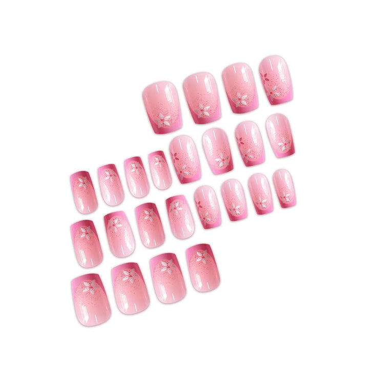 Floral Ombre Press-On Nails Kalsten