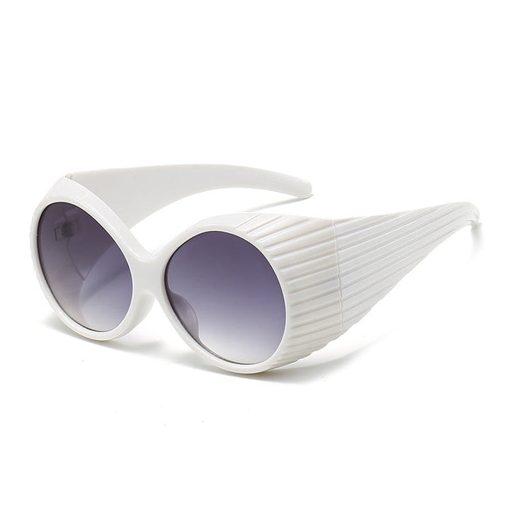 Women Oversized Cat-Eye Sunglasses with Stylish, Textured Frame Kalsten