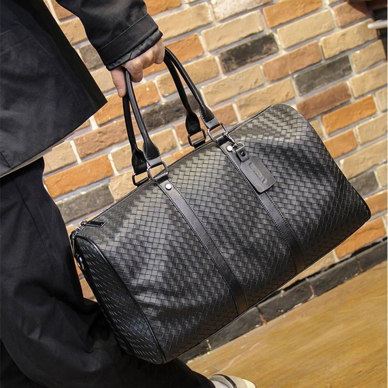 Stylish and Spacious Travel Bag in Elegant Woven Design Kalsten