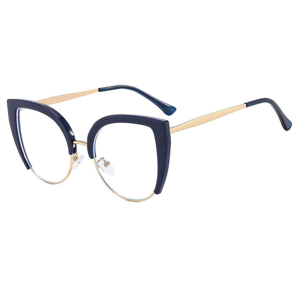 Women Fashion Cat-Eye Glasses made of Plastic with Metal Accents Kalsten