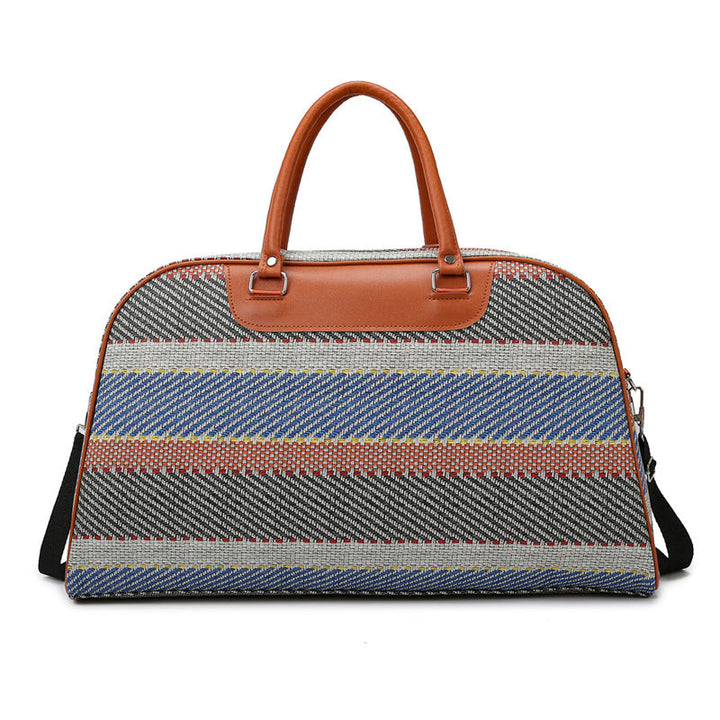 Stylish Plaid Weekend Tote Bag Kalsten