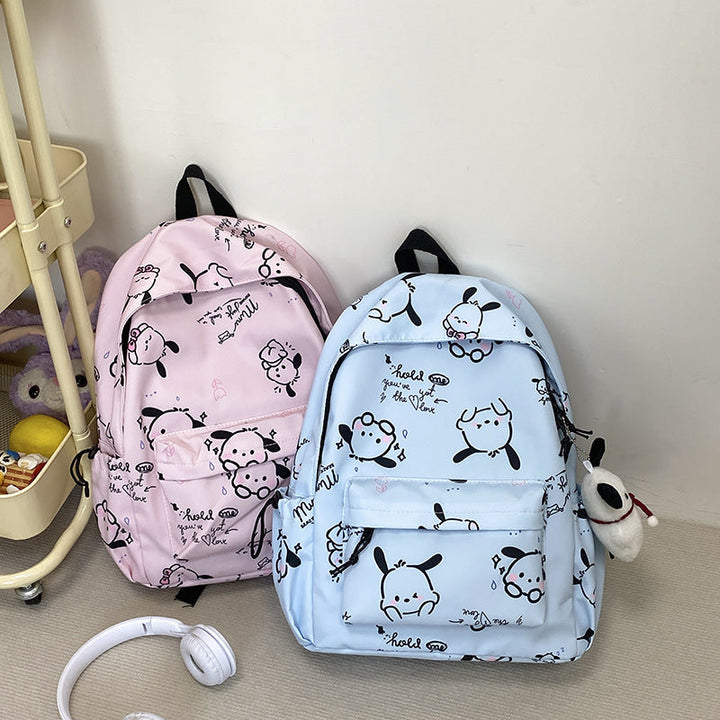 Whimsical Cartoon-Patterned Backpack Kalsten